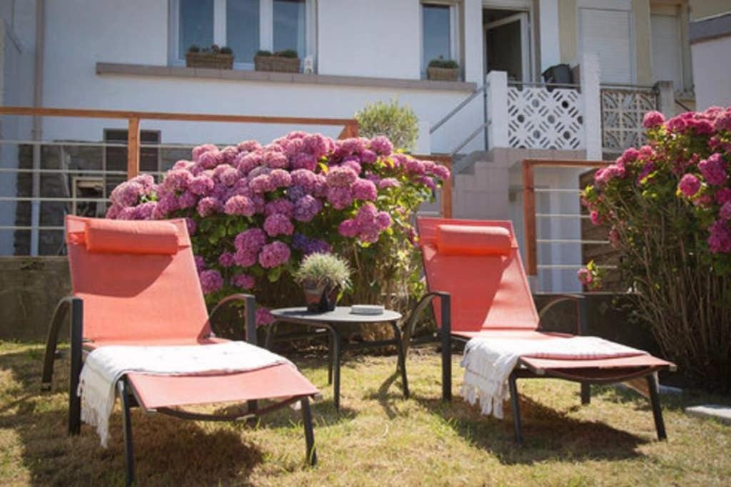 Tres Jolie Maison A Cote De La Plage Льо Портел Екстериор снимка
